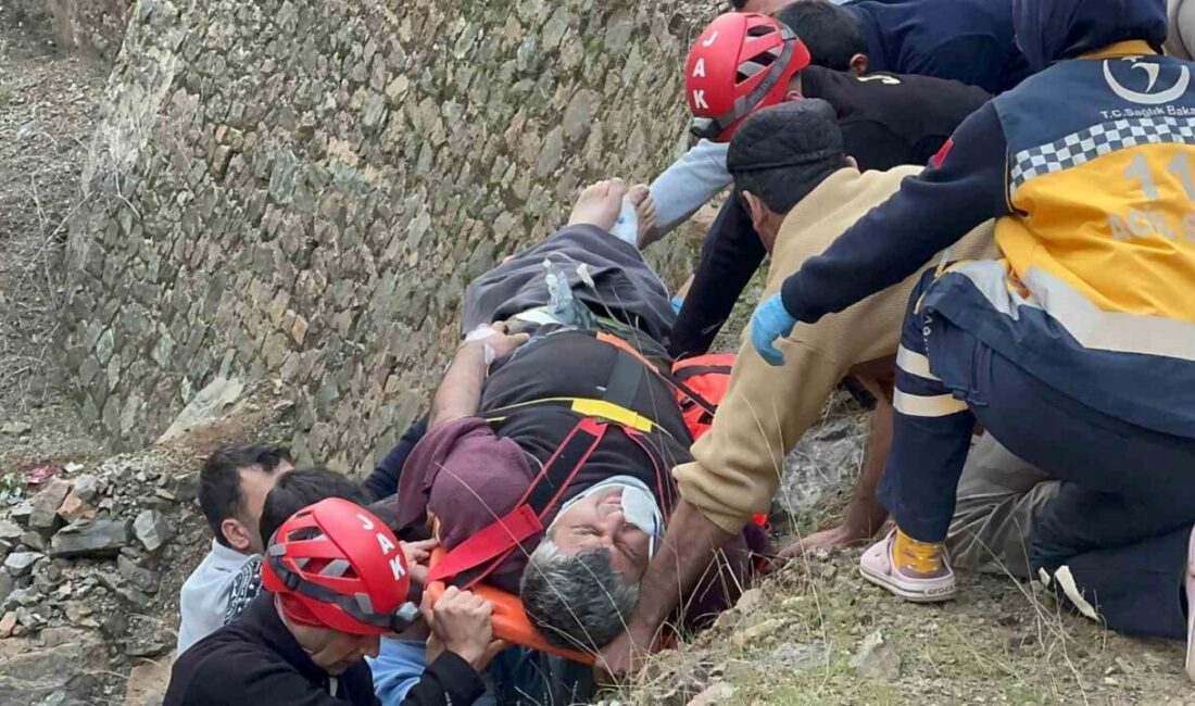 Fethiye'de motosiklet kazası geçiren İlker O., 10 metrelik yükseklikten dereye