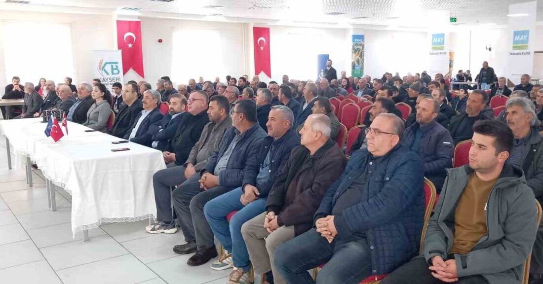 Develi Süt Üreticileri Birliği, sılajlık mısır üretimi üzerine bilgilendirme toplantısı