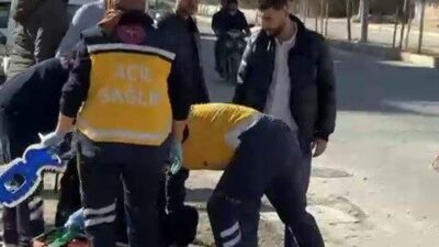 Adıyaman'da sürücüsü Muhammet Cihan G. olan motosikletin devrilmesi sonucu 1