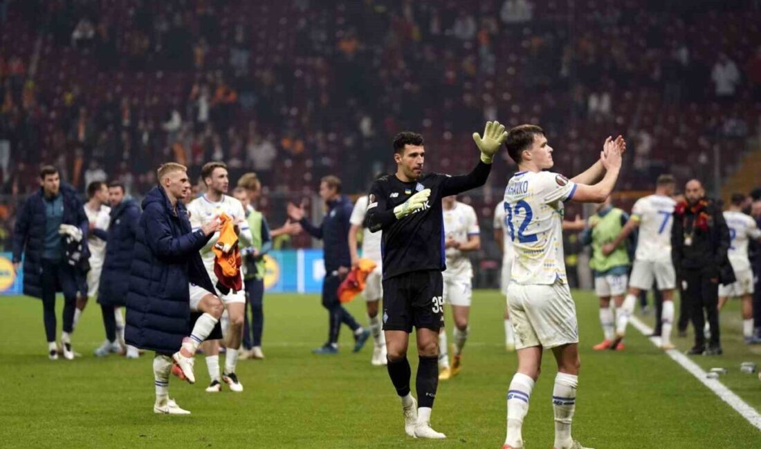 Dinamo Kiev, Avrupa Ligi'nde Galatasaray ile 3-3 berabere kalarak ilk