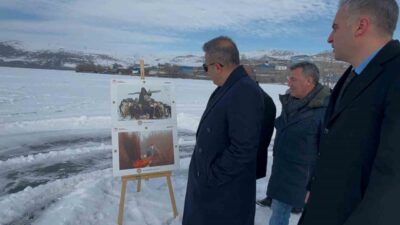 Ardahan İl Tarım ve Orman Müdürlüğü tarafından Çıldır Gölü'nde açılan