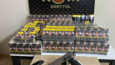 Hatay'ın Dörtyol ve Payas ilçelerinde yapılan operasyonda toplamda 680 paket