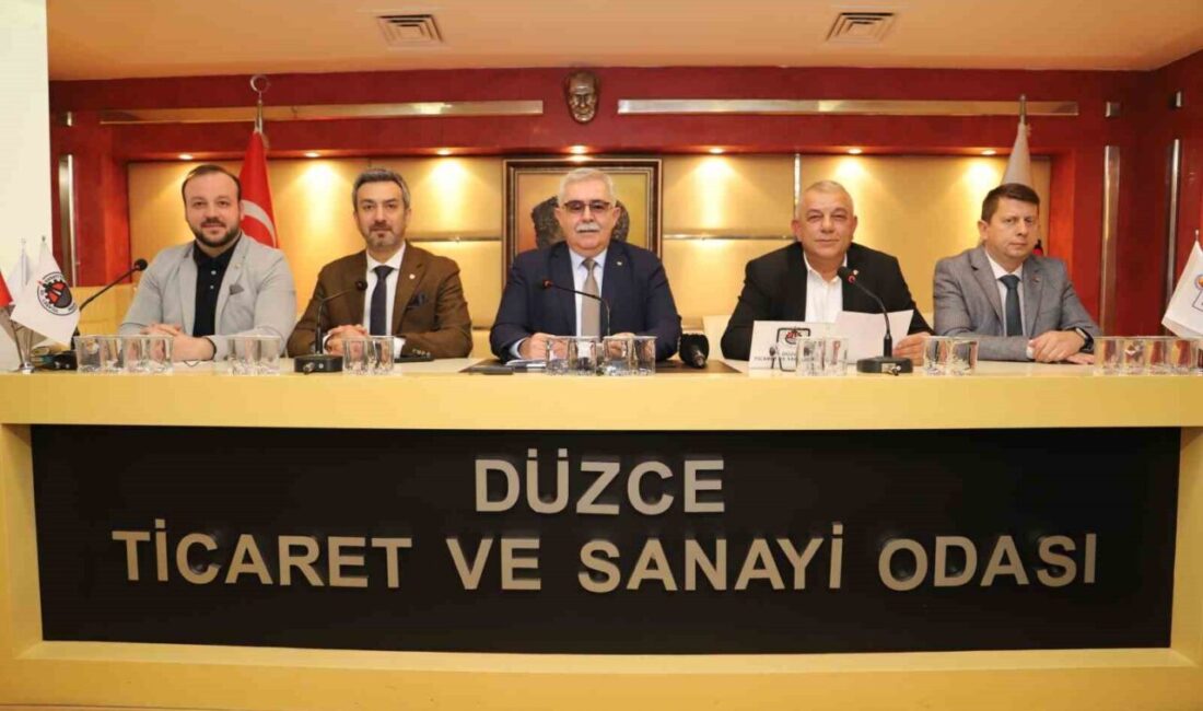 Düzce Ticaret ve Sanayi Odası Meclis Toplantısı'nda, Gümrük Müdürlüğü'nün önemi