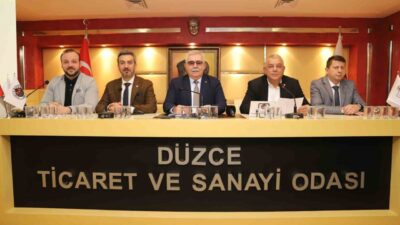 Düzce Ticaret ve Sanayi Odası Meclis Toplantısı'nda, Gümrük Müdürlüğü'nün önemi