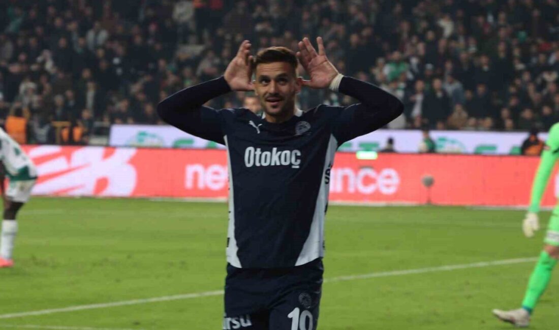 Fenerbahçe'nin Sırp futbolcusu Dusan Tadic, Konyaspor maçında gol ve asistle
