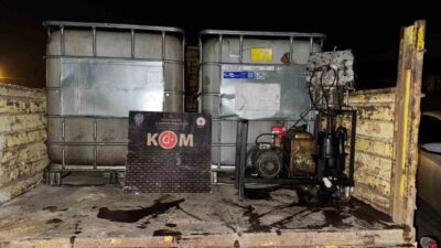 Düzce'nin Kaynaşlı ilçesinde yapılan operasyonda bin 680 litre kaçak akaryakıt