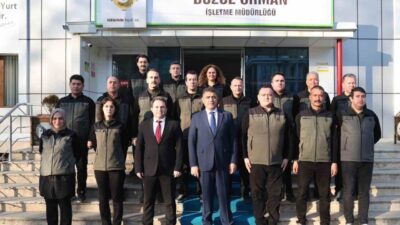 Düzce Valisi Selçuk Aslan, 2024 yılı faaliyetleri hakkında bilgi almak