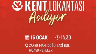 Efeler Belediye Başkanı Anıl Yetişkin, uygun fiyatlı ve sağlıklı beslenmeyi