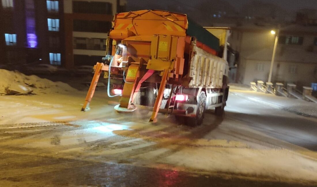 Elazığ'da yoğun kar yağışı