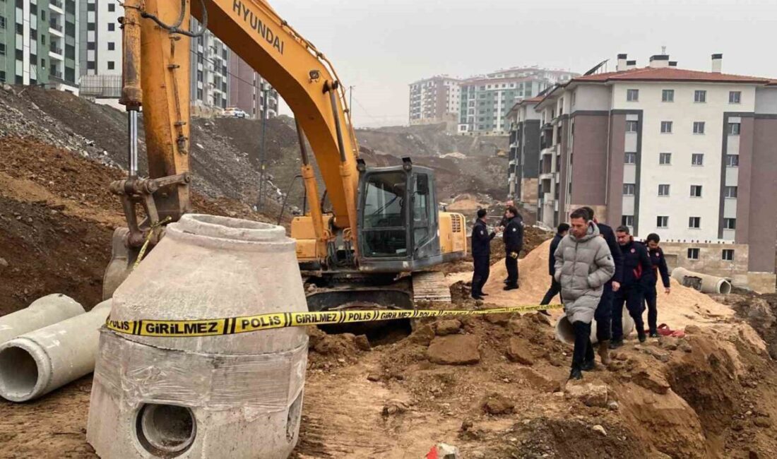 Elazığ’da inşaat alanında göçük: 1 ölü Elazığ'da altyapı çalışmaları sırasında