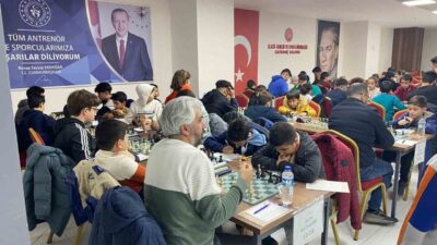Elazığ'da düzenlenen Türkiye Satranç Federasyonu tarafından organize edilen il birinciliği