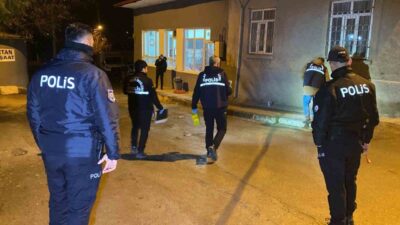 Elazığ'da Aksaray Mahallesi'nde M.Ç. ve H.A. arasında çıkan kavgada silah