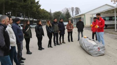 Elazığ'da Türk Kızılayı tarafından Orman Bölge Müdürlüğü'nde afet yönetimi eğitimi