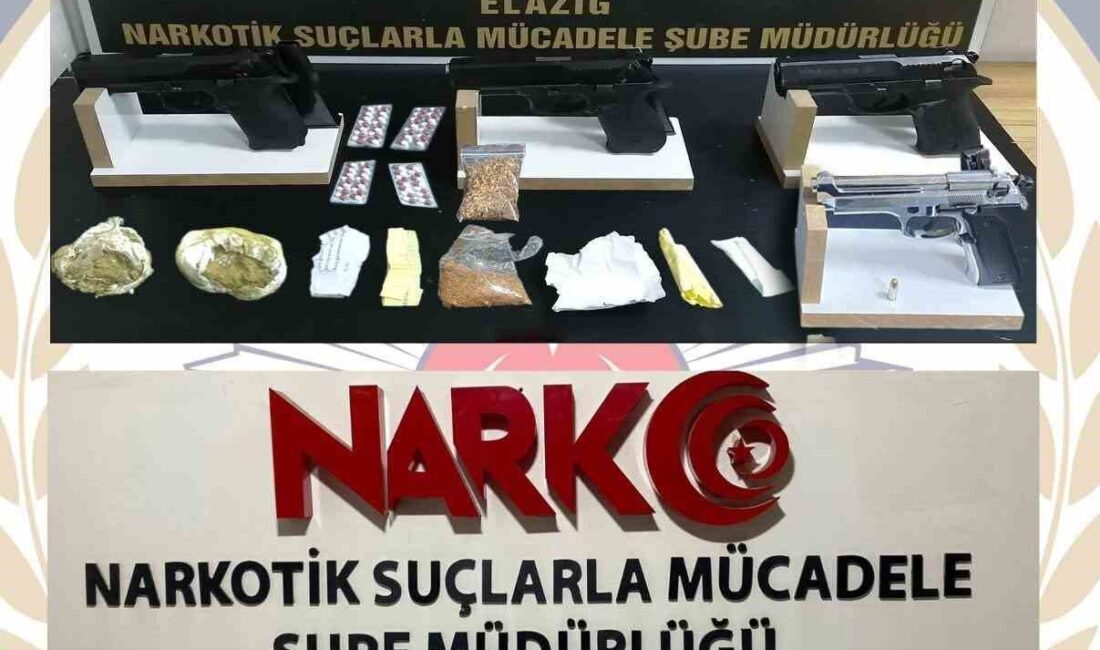 Elazığ'da düzenlenen uyuşturucu operasyonlarında 15 şüpheli gözaltına alındı. Operasyonlarda önemli