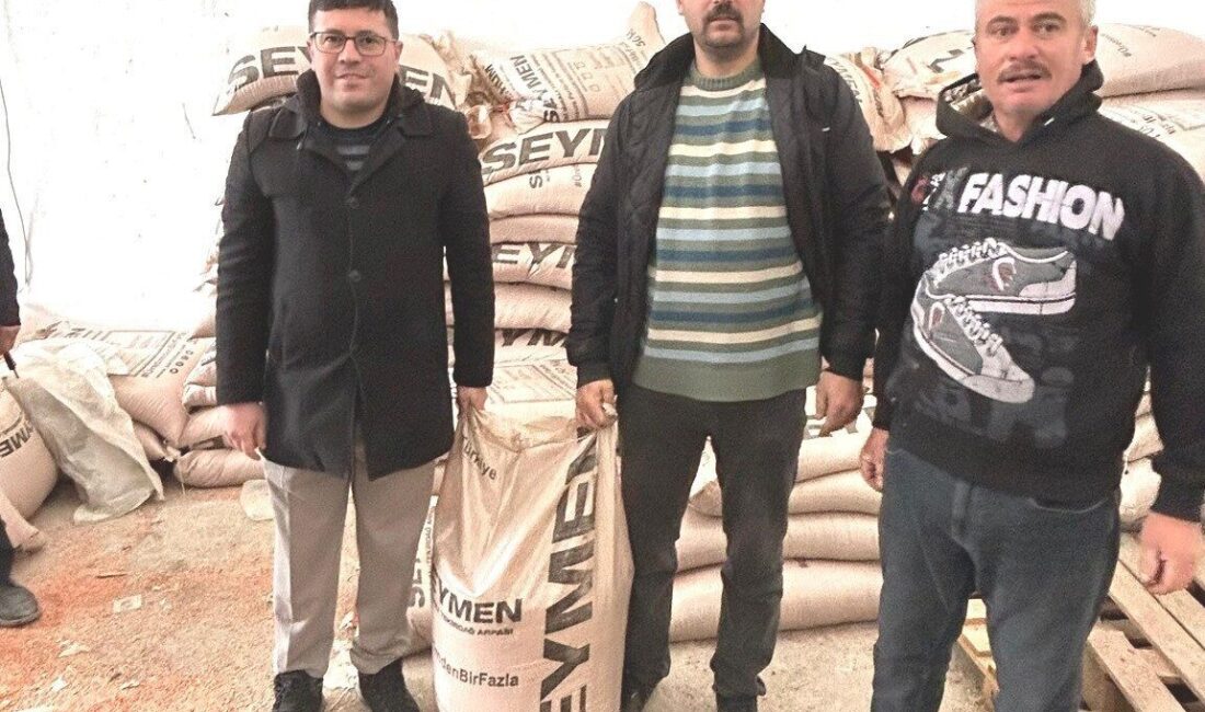 Emet’te doğal afetlerde zarar gören çiftçilere 15 ton arpa tohumu desteği Kütahya’nın Emet ilçesinde doğal