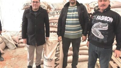 Kütahya’nın Emet ilçesinde doğal afetlerden zarar gören üreticilere 15 ton