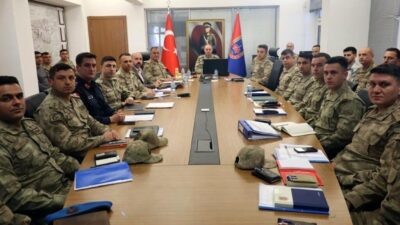 Erzincan İl Jandarma Komutanı Tuğgeneral Veysel Yanık başkanlığında 2024 Yılı