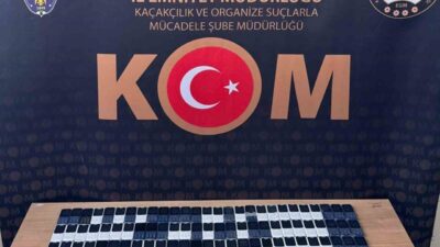 Erzurum'da yapılan operasyonda Emniyet ekipleri, B.A'nın evinde 138 adet gümrük