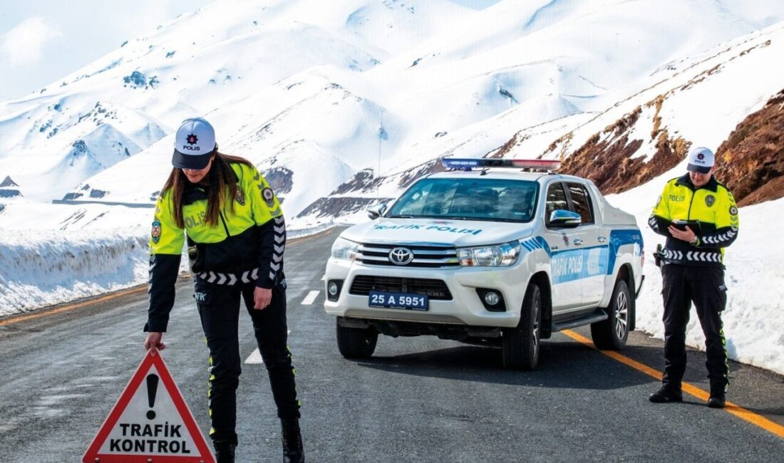 Erzurum’da 2024’de 34 kişi trafik kazasında yaşamını kaybetti Erzurum'da 2024 yılında polis