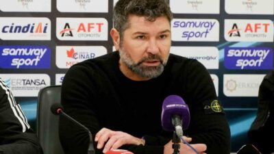 Trendyol 1. Lig'in 20. haftasındaki maç sonrası Bandırmaspor Teknik Sorumlusu