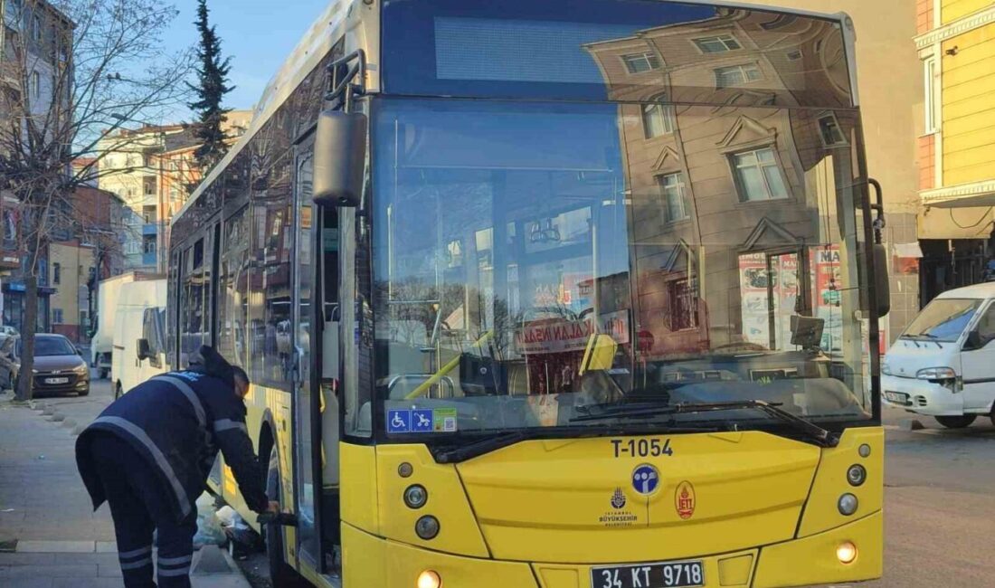 Esenler'de İETT otobüsüne havalı