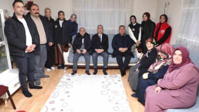 Erzincan’da bir süre önce meydana gelen yangında evi zarar gören