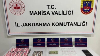 Manisa Şehzadeler’de M.U. isimli kişinin evinde yapılan aramada 10 gram