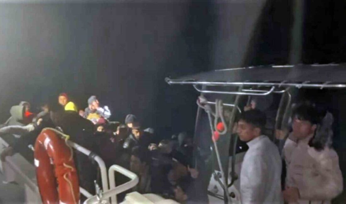 Muğla'nın Fethiye ilçesinde 25'i çocuk 56 göçmen ve 2 kaçakçı