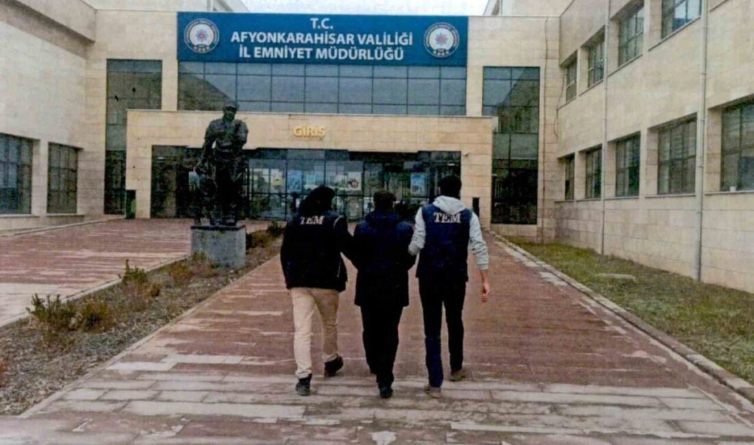 Afyonkarahisar'da FETÖ'nün sözde emniyet yapılanmasında yer alan E.K. isimli şahıs,