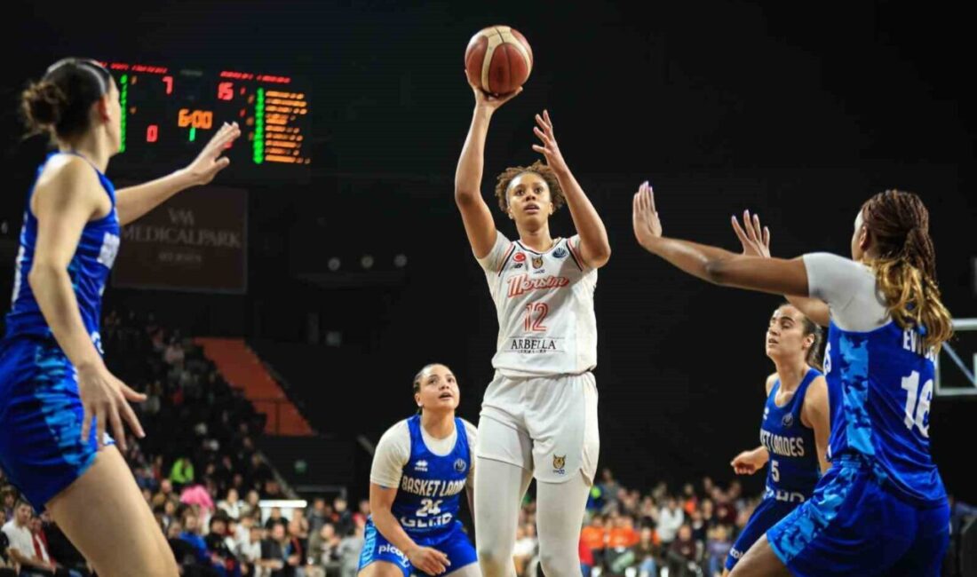 ÇBK Mersin, FIBA Kadınlar Euroleague'de Basket Landes'i 74-67 yenerek galibiyetle
