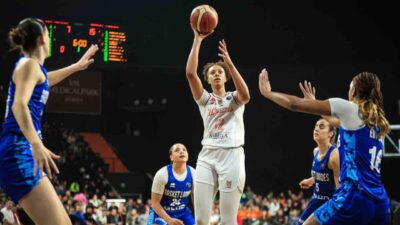 ÇBK Mersin, FIBA Kadınlar Euroleague'de Basket Landes'i 74-67 yenerek galibiyetle