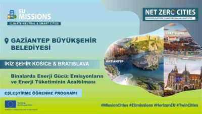 Gaziantep Büyükşehir Belediyesi, Avrupa Birliği'nin Eşleştirme Öğrenme Programı'na katılarak Slovakya'daki