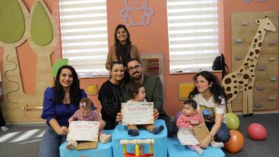Gaziantep Büyükşehir Belediyesi Bebek Kütüphanesi tarafından düzenlenen Bebek Emekleme Yarışması,