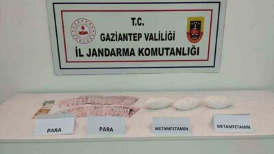 Gaziantep’te 1,5 kilo metamfetamin bulundu, S.D. ve U.G. tutuklandı. Jandarma