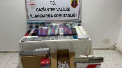 Gaziantep'te 3 milyon 100 bin TL değerinde kaçak ürün ele