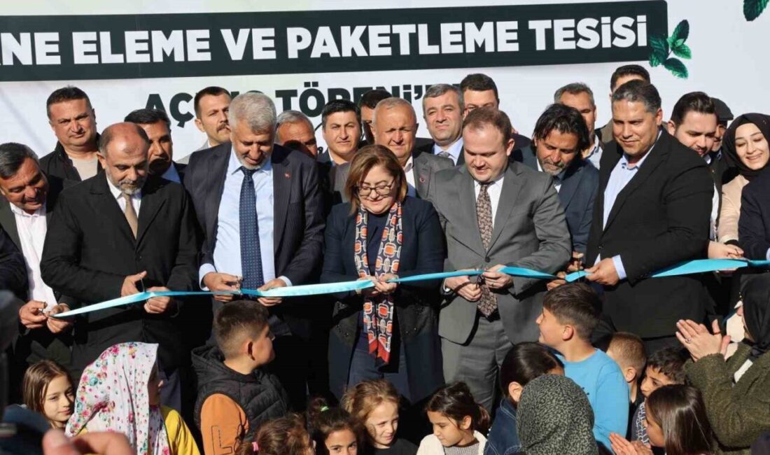 Gaziantep'te açılan Nane Eleme ve Paketleme Tesisi, tarım sektöründe katma