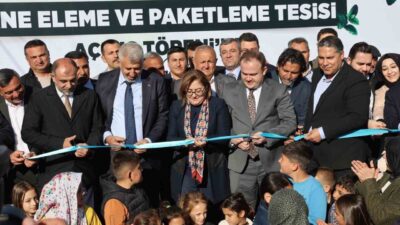 Gaziantep'te açılan Nane Eleme ve Paketleme Tesisi, tarım sektöründe katma