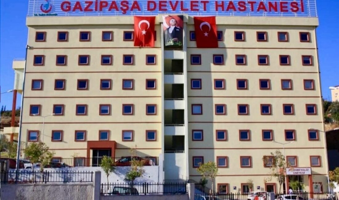Antalya Gazipaşa Devlet Hastanesi'nde grip ve soğuk algınlığı vakaları nedeniyle