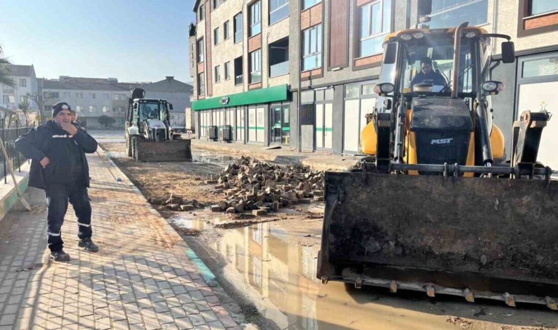 Gemlik Belediyesi’nden asfalt ve kaldırım atağı Gemlik Belediyesi ekipleri, asfalt,