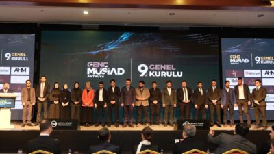 Genç MÜSİAD Antalya Şubesi'nin 9. Olağan Genel Kurulu'nda Fatih Özel'in
