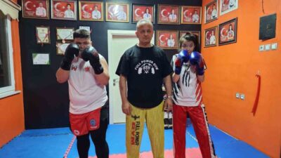 Zonguldaklı genç sporcular Hakan Kolçak ve Sude Erdoğan, Türkiye Kick