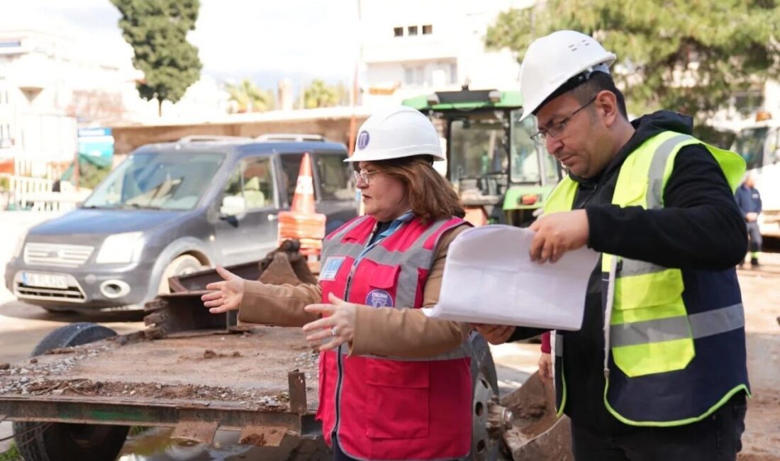 Didim Belediye Başkanı Hatice Gençay, Didim Kent Lokantası'nın yapım çalışmalarını