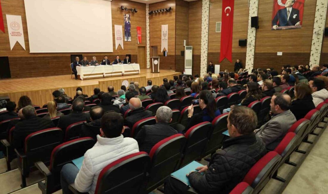 Haliliye’de eğitimde verimlilik artırma toplantısı Haliliye Kaymakamı Dr. Muhammed