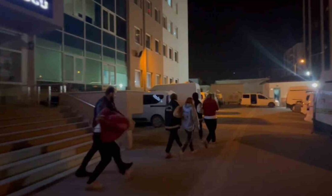 İskenderun'da yapılan fuhuş operasyonunda M.Y., H.N.B., N.B., O.O. ve S.S.