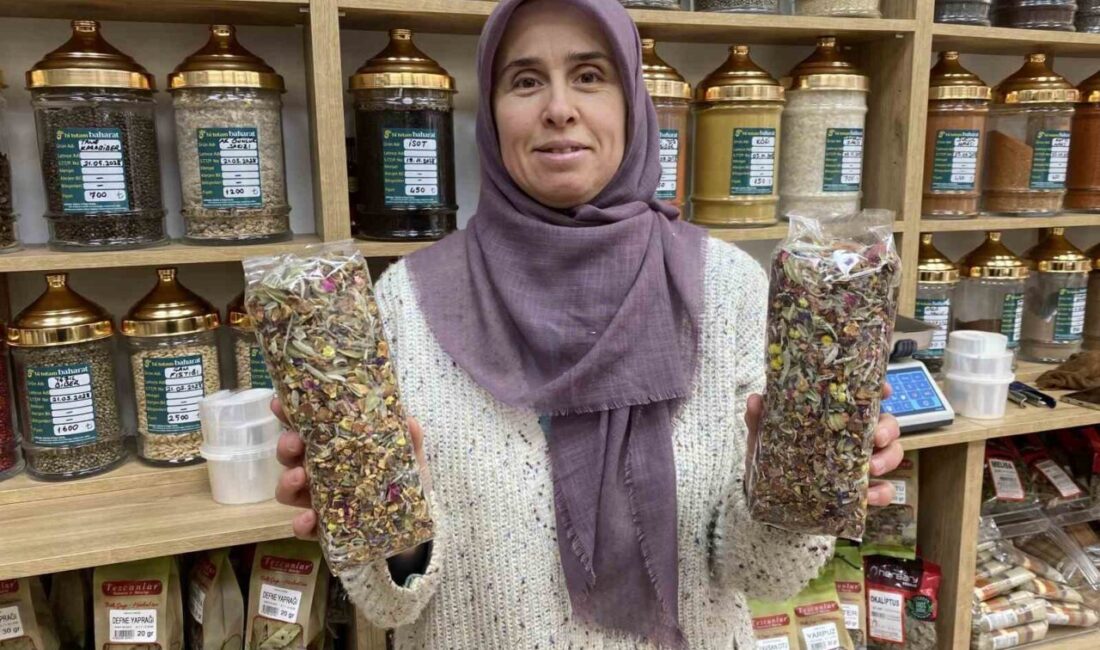 Eskişehir'de aktarlık yapan Sibel