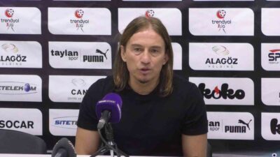 Trendyol 1. Lig'in 19. haftasında Iğdır FK-Boluspor maçının ardından teknik