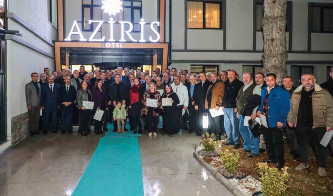 Erzincan İl Özel İdaresi personellerinin veda programına Vali Hamza Aydoğdu