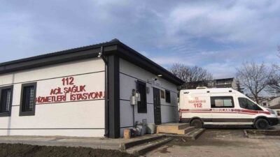İnegöl'de yapılan yeni 112 Acil Sağlık Hizmetleri İstasyonu, geçen yıl