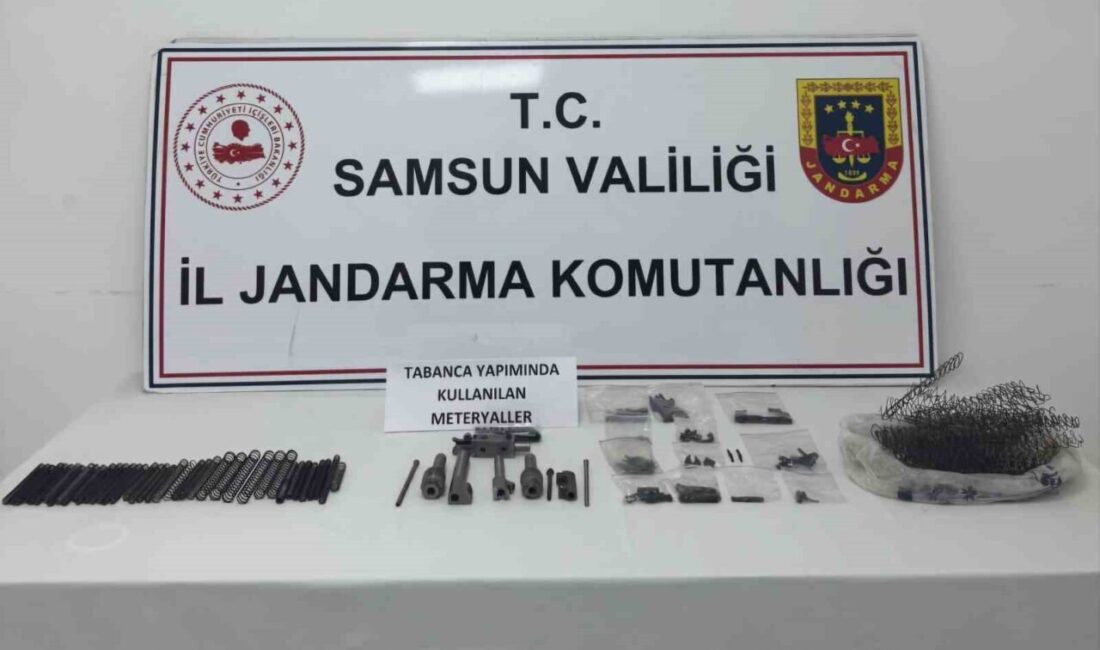 Samsun'un Canik ilçesinde jandarma ekipleri tarafından Y.K. ve E.K. isimli