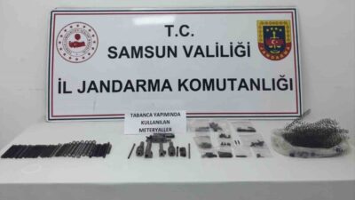 Samsun'un Canik ilçesinde jandarma ekipleri tarafından Y.K. ve E.K. isimli